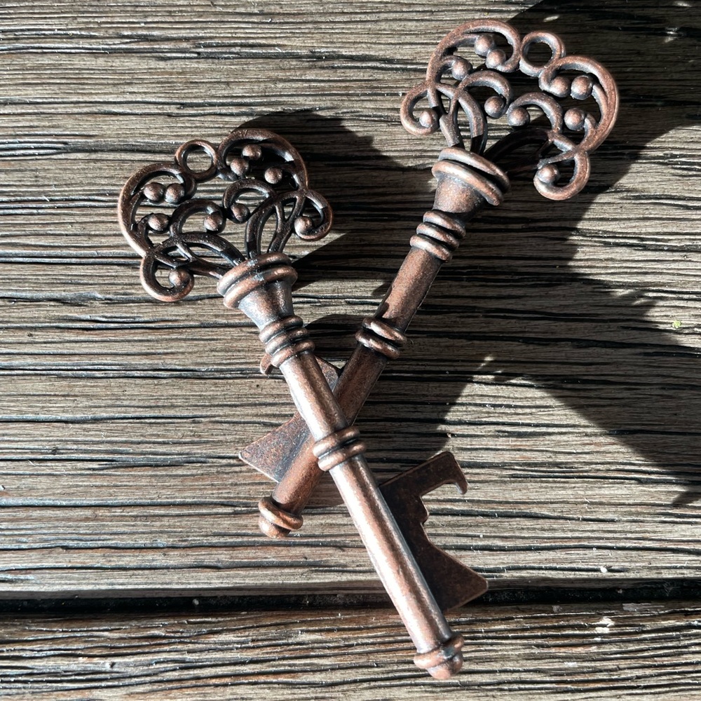 Skelton key shaped openers (pack of 5)
